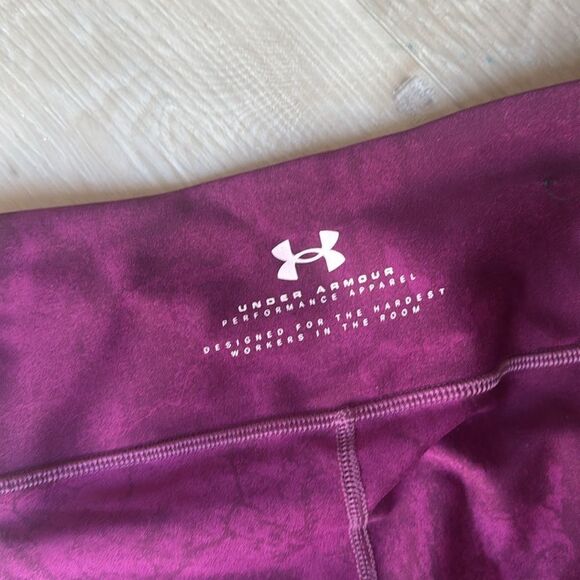 Womens Under Armour Maroon The Rocket Project Compression Leggings Small - Picture 5 of 7